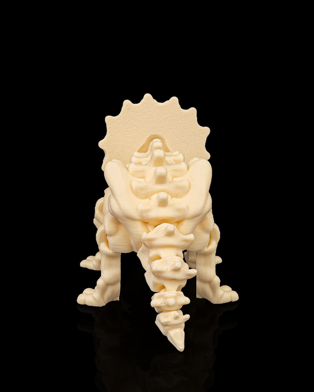 Esqueleto de Dinosaurio Triceratops Articulado Flex - Figura Coleccionable