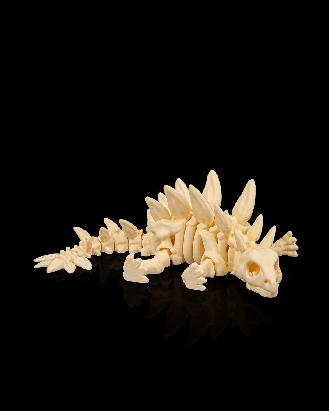 Esqueleto de Dinosaurio Estegosaurio Articulado Flex - Figura Coleccionable