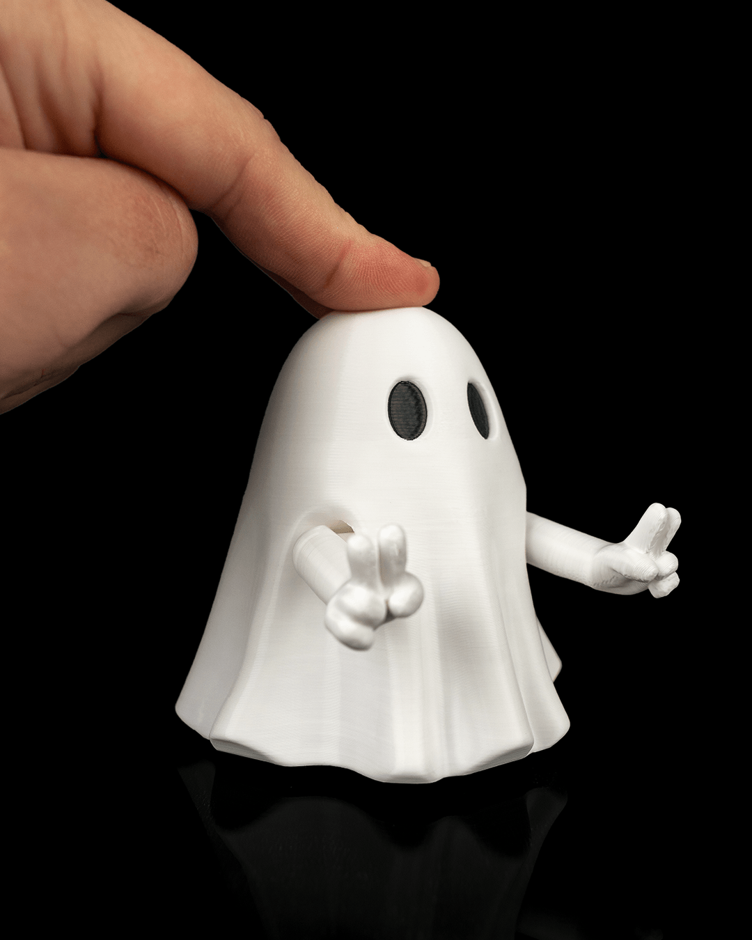 Figura Fantasma Interactivo "Con Actitud" - Juguete Articulado de Escritorio
