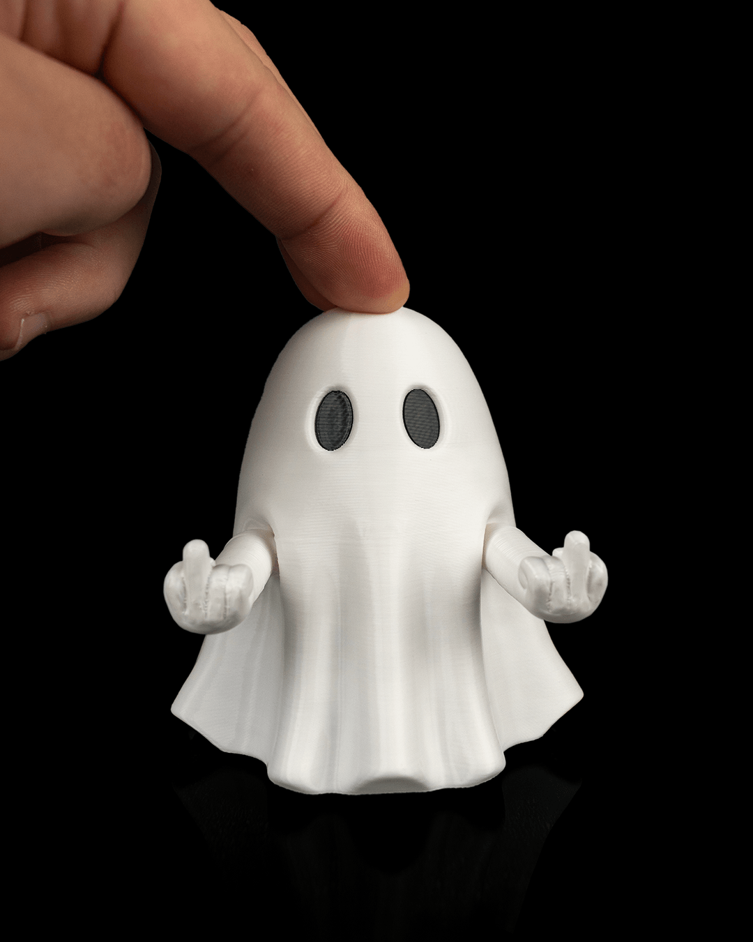 Figura Fantasma Interactivo "Con Actitud" - Juguete Articulado de Escritorio